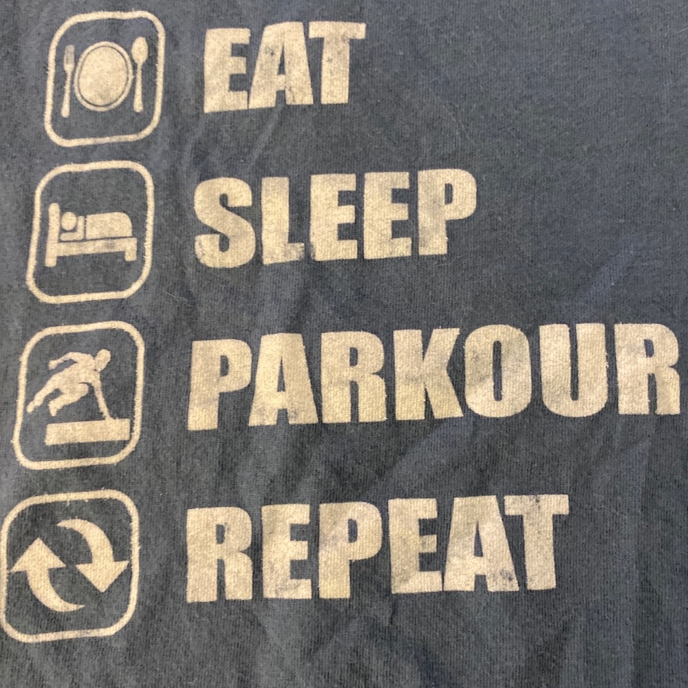 100% Cotton “parkour” lovers shirt
